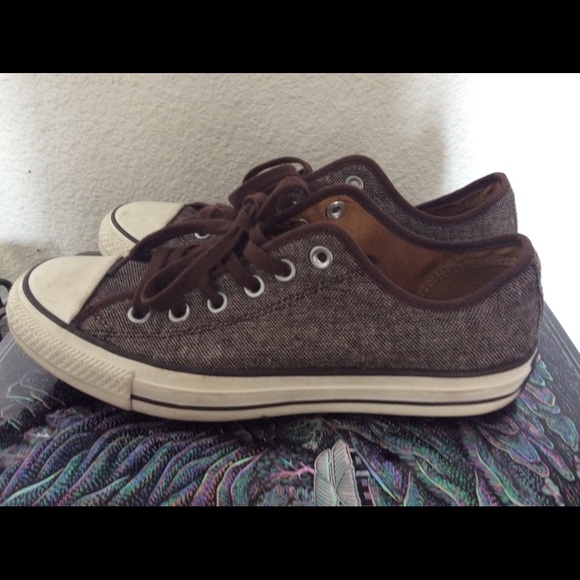 tweed converse shoes